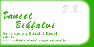 daniel bikfalvi business card