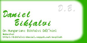 daniel bikfalvi business card